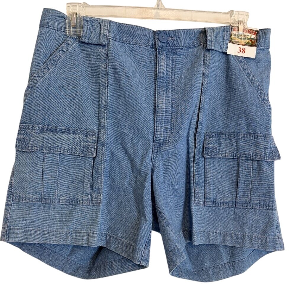 Weekender Trader Short 38 Chambray Blue New